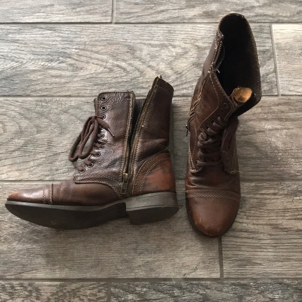 Steve Madden combat boots